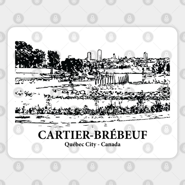 Cartier-Brébeuf - Québec City QC Magnet by Lakeric